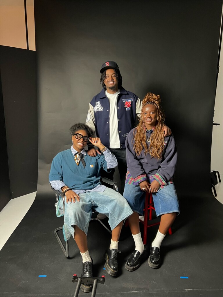 Siblings and co-founders of MOTUS Studios apparel line, Caillie, Malik (KPE) and Sydney (SMC) Pottinger