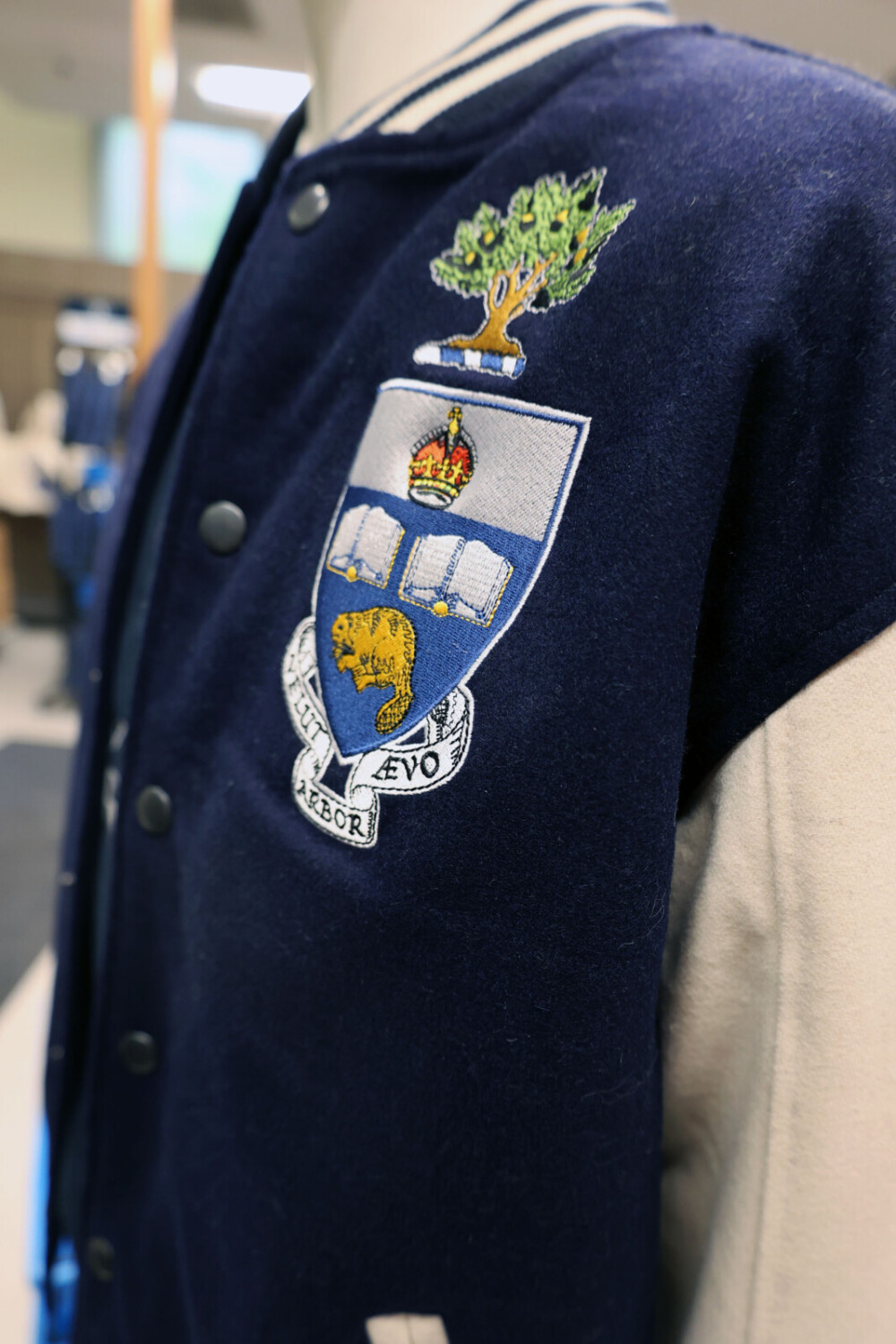 Heritage Varsity Jacket featuring Coat of Arms